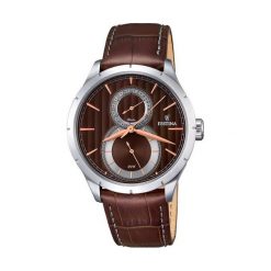 Festina F16892-5 - Negocjuj cenę zakupu, na pewno będziesz zadowolony. Brązowe zegarki męskie marki Festina. Za 453,00 zł.