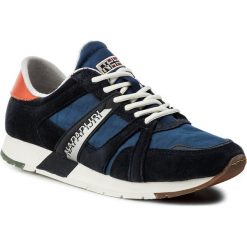 Sneakersy NAPAPIJRI - Rabari 16833620 Blue Marine N65. Niebieskie półbuty męskie Napapijri, na co dzień, bez wzorów, z zamszu, eleganckie, bez zapięcia. W wyprzedaży za 199,00 zł.