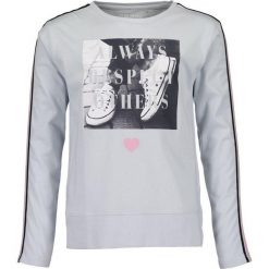 Blue Seven - Longsleeve dziecięcy 140-176 cm. Różowe bluzki dziewczęce z nadrukiem, z bawełny, z okrągłym kołnierzem, długie. W wyprzedaży za 49,90 zł.