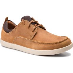 Półbuty CLARKS - Un Lisbon Lace 261408227 Tan Combi. Pomarańczowe półbuty męskie Clarks, na co dzień, bez wzorów, ze skóry, eleganckie, bez zapięcia. W wyprzedaży za 219,00 zł.