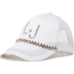 Czapka z daszkiem LIU JO - Cappello Tessuto TA0230 T0300 Bianco Ottico 11111. Białe czapki damskie Liu Jo, bez wzorów, z poliesteru. Za 219,00 zł.