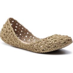 Baleriny MELISSA - Campana Crochet Ad 32246 Golden Gitter 51800. Żółte baleriny damskie Melissa, bez wzorów, z tworzywa sztucznego, bez obcasa. W wyprzedaży za 259,00 zł.