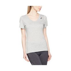 Topy sportowe damskie: Asics Koszulka damska Logo Top Asics szara r. S