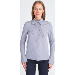 KOSZULA ARMANI EXCHANGE. Białe koszule damskie Armani Exchange, na imprezę, xs, z aplikacjami, ze stójką, bez rękawów. Za 249,50 zł.