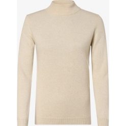 SvB Exquisit - Sweter damski z czystego kaszmiru, beżowy. Brązowe swetry damskie SvB Exquisit, bez wzorów, z kaszmiru, bez rękawów, bez kaptura. Za 499,95 zł.