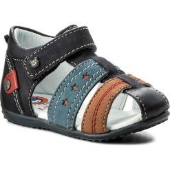 Sandały LASOCKI KIDS - CI12-MOCCA-61 Granatowy. Niebieskie sandały chłopięce marki Lasocki Kids, z nubiku. Za 89,99 zł.