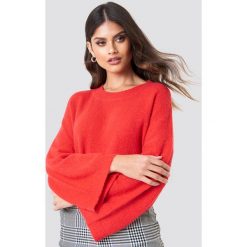 Swetry klasyczne damskie: MSCH Copenhagen Moherowy sweter Melrose – Red
