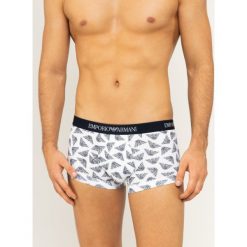 Bokserki Emporio Armani Underwear 111389 9A506 61210. Białe bokserki męskie Emporio Armani Underwear, bez wzorów, z elastanu. W wyprzedaży za 119,00 zł.