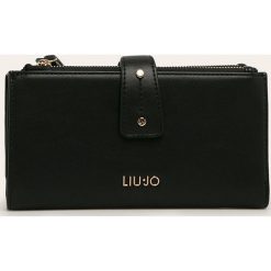 Liu Jo - Portfel. Czarne portfele damskie Liu Jo, bez wzorów, z poliesteru. Za 389,90 zł.