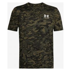 Under Armour ABC Camo Koszulka Zielony. Zielone podkoszulki męskie Under Armour, l, bez wzorów, z bawełny, z krótkim rękawem. Za 119,95 zł.