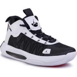 Buty NIKE - Jordan Jumpman 2020 BQ3449 006 Black/Mettallic Silver/White. Czarne półbuty męskie Nike, na co dzień, bez wzorów, ze skóry, bez zapięcia. Za 469,00 zł.