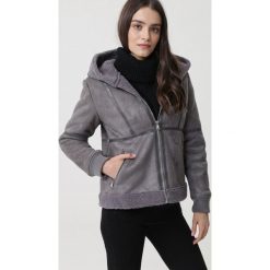 Szara Kurtka Marsden. Szare kurtki damskie Born2be, na zimę, xl, w paski, długie. Za 169,99 zł.