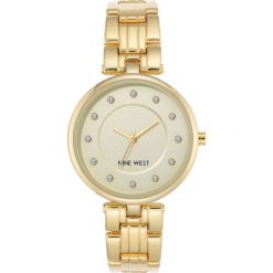 Zegarek Nine West Damski NW/2100CHGB Fashion Cyrkonie złoty. Żółte zegarki damskie marki Nine West, złote. Za 239,00 zł.