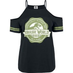 Jurassic Park Jurassic World - Genetically Altered DNA Koszulka damska czarny. Czarne koszulki damskie marki Jurassic Park, xl, z nadrukiem, bez kołnierzyka, bez rękawów. Za 121,90 zł.