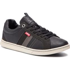 Sneakersy LEVI'S - 228753-794-59 Regular Black. Czarne sneakersy męskie marki Levi's®, na co dzień, bez wzorów, ze skóry ekologicznej, bez zapięcia. Za 309,00 zł.