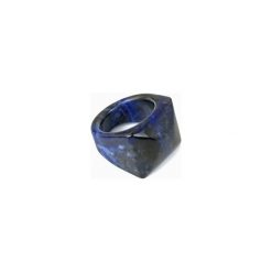 InspiRING Sodalit rozmiar 15. Niebieskie pierścionki damskie Brazi druse jewelry, z granatem. Za 220,00 zł.