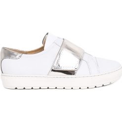 Geox - Buty. Szare buty sportowe damskie Geox, z materiału. W wyprzedaży za 299,90 zł.
