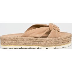Gant - Klapki Cape Coral. Szare klapki damskie GANT, bez wzorów, ze skóry, bez obcasa, na obcasie. Za 439,90 zł.