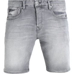 Bermudy męskie: Scotch & Soda RALSTON CUT AND RUN Szorty jeansowe grey