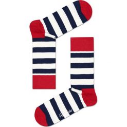 Happy Socks - Skarpety Stripe. Brązowe skarpetki męskie marki Happy Socks, z bawełny. W wyprzedaży za 27,90 zł.