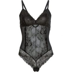 Body bonprix czarny. Czarne body damskie bonprix, bez wzorów. Za 79,99 zł.