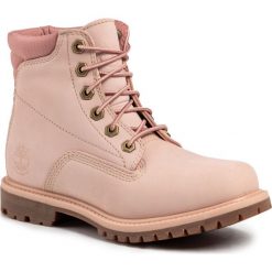 Trapery Timberland Waterville 6 in Waterproof Boot TB0A1QT5662. Różowe buty trekkingowe damskie Timberland, bez obcasa, bez zapięcia. W wyprzedaży za 699,00 zł.