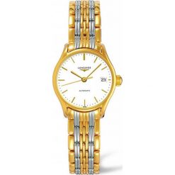 LONGINES Lyre L4.360.2.12.7. Szare zegarki damskie LONGINES, srebrne. Za 5370,00 zł.