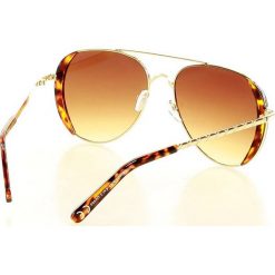 Okulary przeciwsłoneczne pilotki mazzini aviator look brąz. Pomarańczowe okulary przeciwsłoneczne damskie LOOKS STYLE EYEWAER, klasyczne. W wyprzedaży za 64,90 zł.