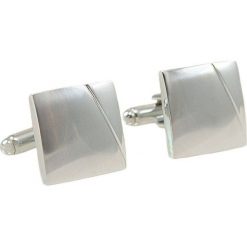 Eleganckie, Męskie Spinki do Mankietów - Alties SPMALT0114. Szare spinki do mankietów męskie Alties, z mosiądzu. Za 33,00 zł.