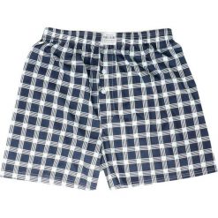 Granatowe Luźne Męskie Bokserki - 100% BAWEŁNA, Komfortowe, Krata, Pako Jeans MAJBPJNSLUZNECOMFORT1. Niebieskie majtki męskie z bawełny. Za 24,00 zł.