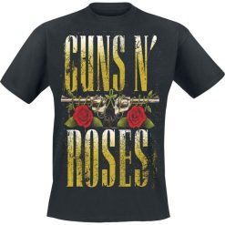 Guns N' Roses Big Guns T-Shirt czarny. Czarne t-shirty męskie marki Guns N' Roses, s, z napisami. Za 74,90 zł.