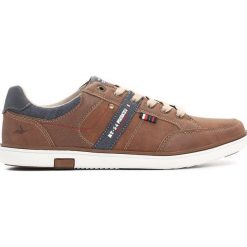 Brązowe Półbuty Dapper. Pomarańczowe buty sportowe męskie marki Born2be, na sznurówki. Za 129,99 zł.