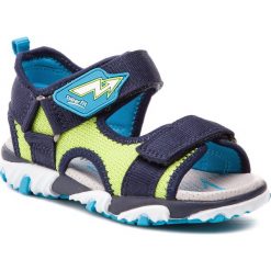 Sandały SUPERFIT - 4-09172-80 S Blau/Grün. Niebieskie sandały chłopięce Superfit, ze skóry, bez zapięcia. W wyprzedaży za 189,00 zł.