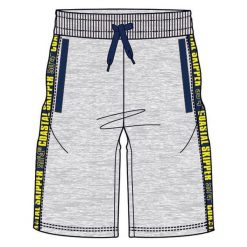 Mix 'N Match Szorty Chłopięce Z Napisem 122 Szary. Szare spodenki chłopięce Mix 'N Match, na lato, z napisami, z bawełny, krótkie. Za 35,00 zł.