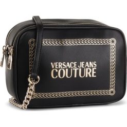 Torebka VERSACE JEANS COUTURE - E1VUBBT7 40329 M27. Czarne listonoszki damskie Versace Jeans Couture, bez wzorów, z jeansu, bez dodatków. Za 629,00 zł.