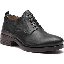 Półbuty FLY LONDON - Mogifly P144346000 Black. Czarne derby męskie Fly London, z materiału. Za 559,00 zł.