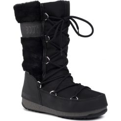 Śniegowce MOON BOOT - Monaco Fur Wp 240096001 Black. Czarne kozaki damskie Moon Boot, na zimę, ze skóry ekologicznej, bez obcasa, bez zapięcia. W wyprzedaży za 699,00 zł.