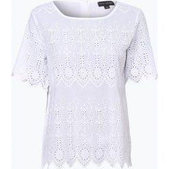 Franco Callegari - Koszulka damska, biały. Białe koszulki damskie Franco Callegari, w koronkowe wzory, z koronki, boho, bez kołnierzyka. Za 129,95 zł.