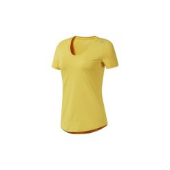 T-shirty z krótkim rękawem Reebok Sport Koszulka Workout Ready Speedwick. Żółte bluzki sportowe damskie Reebok Sport, s, bez wzorów, bez kołnierzyka, z krótkim rękawem, krótkie, bez kaptura. Za 89,95 zł.