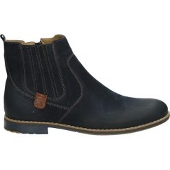 Botki męskie - 792A J BLU-AX. Czarne bez kategorii Venezia, z gumy. Za 199,00 zł.