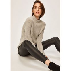 Answear - Sweter. Szare swetry damskie ANSWEAR, s, bez wzorów, z elastanu, bez rękawów, bez kaptura. W wyprzedaży za 69,90 zł.