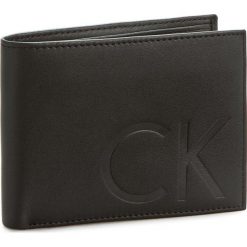 Portfele męskie: Duży Portfel Męski CALVIN KLEIN JEANS – F1nn 10Cc+Coin+Pass K50K502034 Black 001