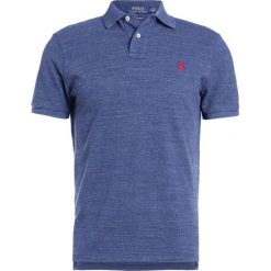 Polo Ralph Lauren CUSTOM SLIM FIT Koszulka polo classic royal heather. Szare koszulki polo marki Polo Ralph Lauren, l, z bawełny, button down, z długim rękawem. Za 419,00 zł.