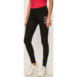 EA7 Emporio Armani - Legginsy. Niebieskie spodnie damskie EA7 Emporio Armani, s, z elastanu. W wyprzedaży za 229,90 zł.