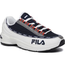Sneakersy FILA - Dstr97 1010570.01C White/Fila Navy. Niebieskie sneakersy męskie Fila, bez zapięcia. W wyprzedaży za 259,00 zł.