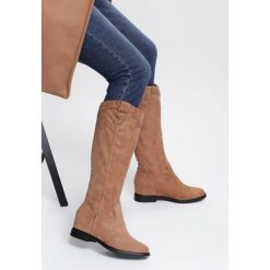 Khaki Kozaki Neiva. Brązowe koturny damskie Renee, z okrągłym noskiem. Za 149,99 zł.