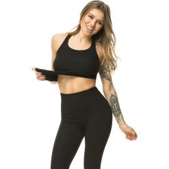 Cardio Bunny - Top sportowy Spirit. Czarne koszulki damskie termoaktywne Cardio Bunny, s, bez wzorów, z elastanu, bez rękawów. W wyprzedaży za 69,90 zł.