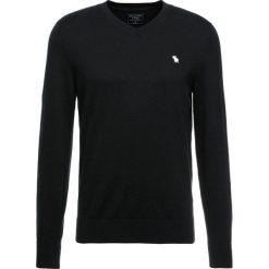 Swetry klasyczne męskie: Abercrombie & Fitch CORE ICON VNECK Sweter black