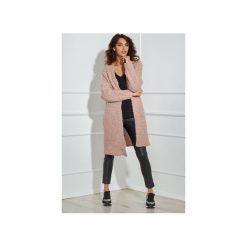 Kardigan krótki z miękiej bukli. Szare swetry damskie Ooh la la, m, bez wzorów, z wełny, eleganckie, z krótkim rękawem, krótkie, bez kaptura. Za 199,00 zł.