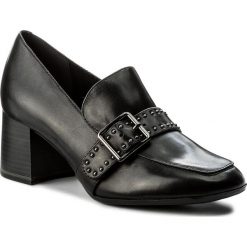 Półbuty TAMARIS - 1-24402-39 Black 001. Czarne creepersy damskie Tamaris, z materiału, na obcasie. W wyprzedaży za 189,00 zł.